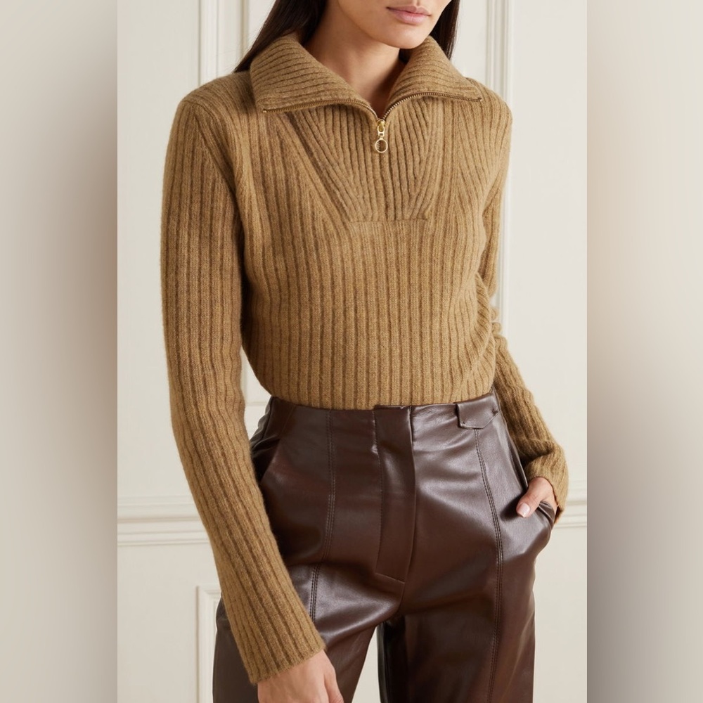 NWT Nanushka Half-Zip Sweatera